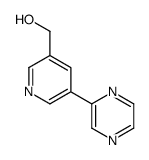 (5-pyrazin-2-ylpyridin-3-yl)methanol Structure
