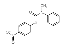 Carbanilic acid,N-methylthio-, S-(p-nitrophenyl) ester (8CI)结构式