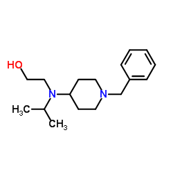 2-[(1-Benzyl-4-piperidinyl)(isopropyl)amino]ethanol结构式