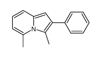 3,5-dimethyl-2-phenylindolizine Structure