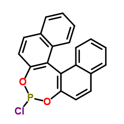 (S)-(+)-4-氯代萘酚[2,1-d：1'',2''-f] [1,3,2]二氧杂磷醚结构式