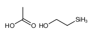 acetic acid,2-silylethanol Structure