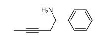 1-phenylpent-3-yn-1-amine结构式