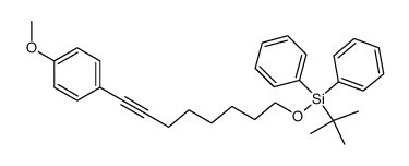 8-(4-methoxyphenyl)-7-octyn-1-yl tert-butyldiphenylsilyl ether Structure