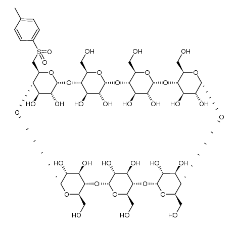 mono-6-deoxy-6-(p-toluenesulfonyl)-β-CD结构式