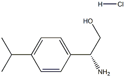 (R)-2-Amino-2-(4-isopropylphenyl)ethan-1-ol hydrochloride Structure