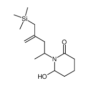 6-Hydroxy-1-(1-methyl-3-trimethylsilanylmethyl-but-3-enyl)-piperidin-2-one结构式