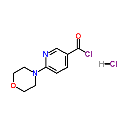 6-吗啉吡啶-3-羰基氯盐酸盐结构式