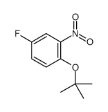 4-fluoro-1-[(2-methylpropan-2-yl)oxy]-2-nitrobenzene Structure