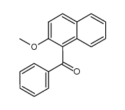 (2-methoxynaphthalene-1-yl) (phenyl)methanone Structure