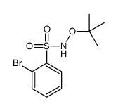 2-bromo-N-[(2-methylpropan-2-yl)oxy]benzenesulfonamide Structure