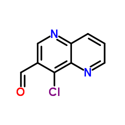 4-Chloro-1,5-naphthyridine-3-carbaldehyde结构式