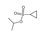 Isopropyl cyclopropanesulfonate structure