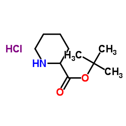 哌啶-2-羧酸叔丁酯结构式