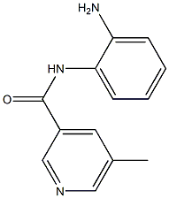 3-Pyridinecarboxamide,N-(2-aminophenyl)-5-methyl-结构式