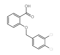 2-[(3,4-Dichlorobenzyl)oxy]benzoic acid结构式