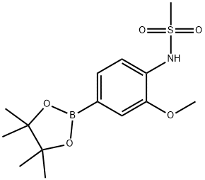 3-甲氧基-4-甲磺酰氨基苯基硼酸频哪醇酯图片