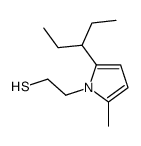 2-(2-methyl-5-pentan-3-yl-pyrrol-1-yl)ethanethiol Structure