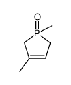 1,3-Dimethyl-2,5-dihydro-1H-phosphole 1-oxide结构式