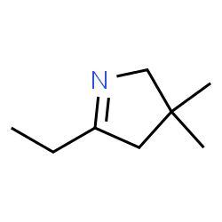 2H-Pyrrole,5-ethyl-3,4-dihydro-3,3-dimethyl-(9CI)结构式