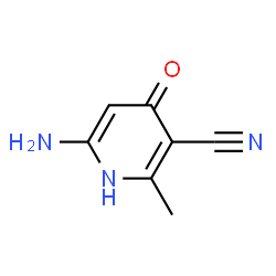 3-Pyridinecarbonitrile,6-amino-1,4-dihydro-2-methyl-4-oxo-(9CI) Structure