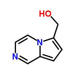 (9CI)-吡咯并[1,2-a]吡嗪-6-甲醇结构式