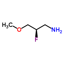 (2R)-2-Fluoro-3-methoxy-1-propanamine结构式