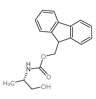N-芴甲氧羰基-L-丙氨醇结构式