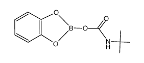 (C6H4O2)BOCONH-t-C4H9 Structure