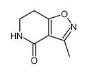 Isoxazolo[4,5-c]pyridin-4(5H)-one, 6,7-dihydro-3-methyl- (9CI) structure