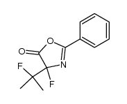 4-fluoro-4-(2-fluoropropan-2-yl)-2-phenyloxazol-5(4H)-one结构式