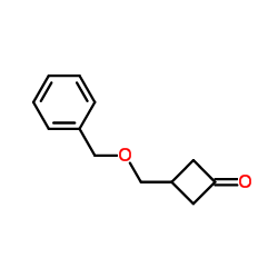 3-(苄氧甲基)环丁酮结构式