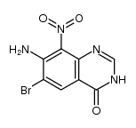 7-amino-6-bromo-8-nitroquinazolin-4(3H)-one Structure