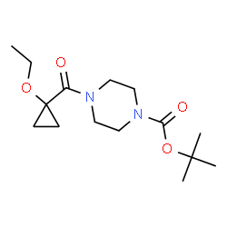 4-(1-乙氧基环丙烷羰基)哌嗪-1-羧酸叔丁酯图片