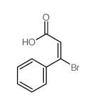 2-Propenoic acid,3-bromo-3-phenyl- Structure