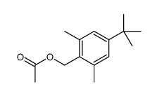 Benzenemethanol,4-(1,1-dimethylethyl)-2,6-dimethyl-, 1-acetate Structure