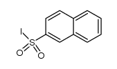 naphthalene-2-sulfonyl iodide结构式