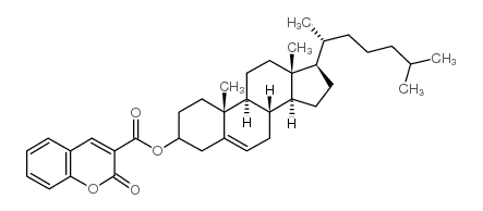cholesteryl coumarin-3-carboxylate*结构式