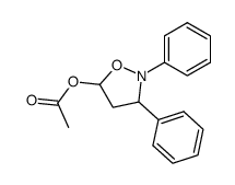 5-acetoxy-2,3-diphenyl-isoxazolidine结构式