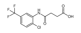 2'-chloro-5'-(trifluoromethyl)-succinanilic acid结构式