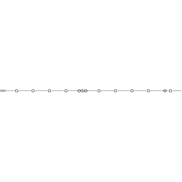 Propargyl-peg4-sulfone-peg4-t-butyl ester structure