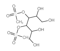 3,4-bis(methylsulfonyloxy)hexane-1,2,5,6-tetrol Structure