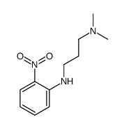 N1,N1-DIMETHYL-N3-(2-NITROPHENYL)PROPANE-1,3-DIAMINE结构式