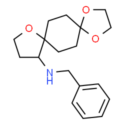 Benzyl-(1,4,9-trioxa-dispiro[4.2.4.2]tetradec-12-yl)-amine Structure