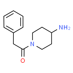 1-(4-aminopiperidin-1-yl)-2-phenylethan-1-one Structure