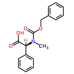 (2S)-{[(Benzyloxy)carbonyl](methyl)amino}(phenyl)acetic acid图片