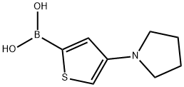 4-(Pyrrolidino)thiophene-2-boronic acid结构式