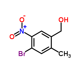 (4-Bromo-2-methyl-5-nitrophenyl)methanol结构式