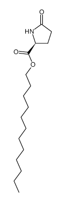 dodecyl 5-oxo-L-prolinate结构式