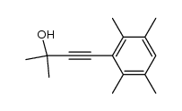 2-methyl-4-(2,3,5,6-tetramethylphenyl)-3-butyn-2-ol Structure